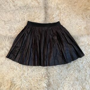 3Pommes Leather Skirt